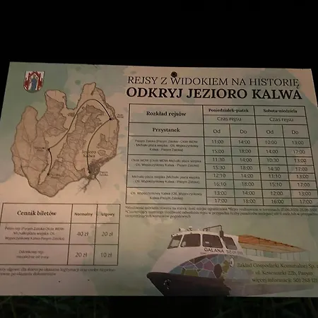 شقة Mazurskie Klimaty Pasym 3 Minuty Do Jeziora Kalwa